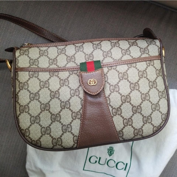 Authentic Vintage Gucci GG Monogram Ophidia Web - Picture 3 of 12